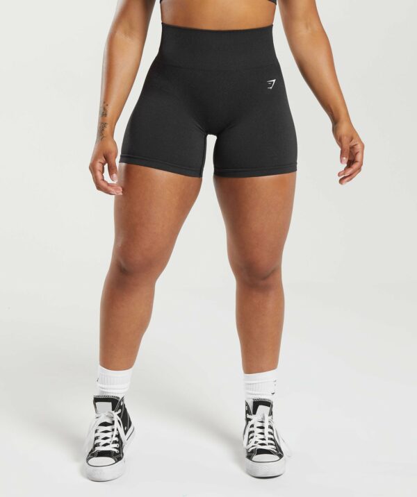 Adapt Fleck Seamless Shorts Black/Smokey Grey