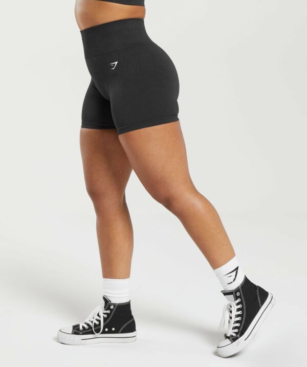 Adapt Fleck Seamless Shorts Black/Smokey Grey - Image 3