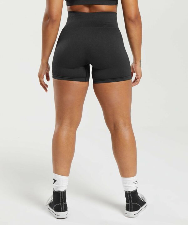 Adapt Fleck Seamless Shorts Black/Smokey Grey - Image 2