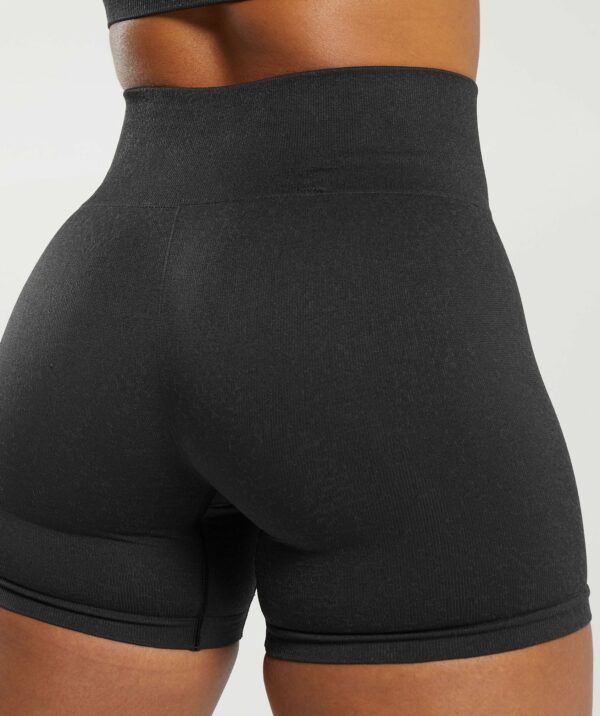 Adapt Fleck Seamless Shorts Black/Smokey Grey - Image 6