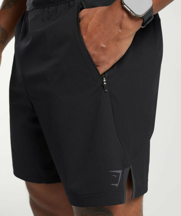 Apex 7" Hybrid Shorts Black - Image 5