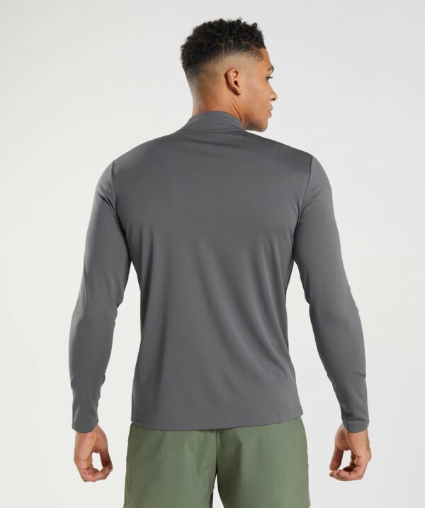 Arrival 1/4 Zip Silhouette Grey - Image 2