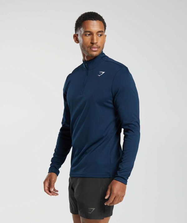 Arrival 1/4 Zip Pullover Navy - Image 3