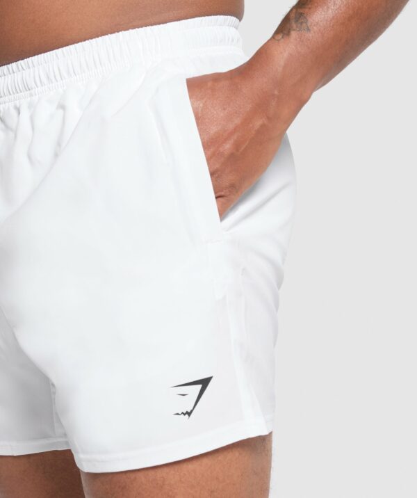 Arrival 5" Shorts White - immagine 5