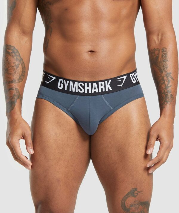 Brief 3PK Denim Grey/Titanium Blue/Black - Image 2