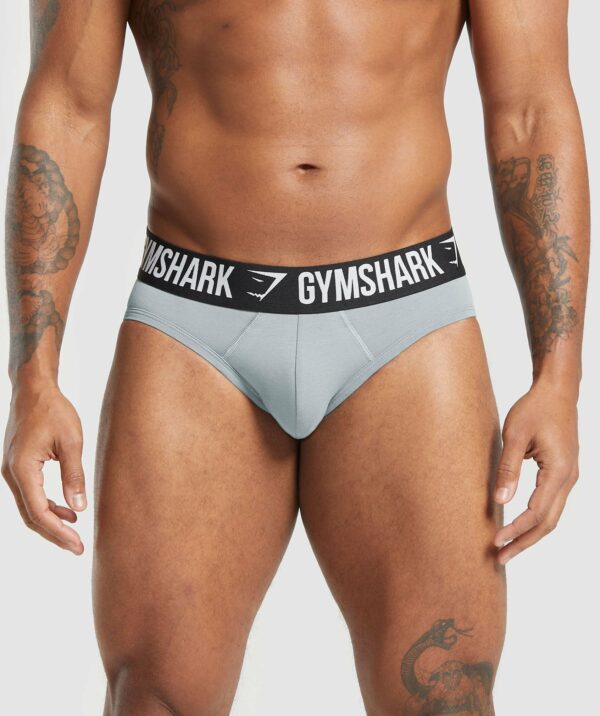 Brief 3PK Denim Grey/Titanium Blue/Black - Image 3