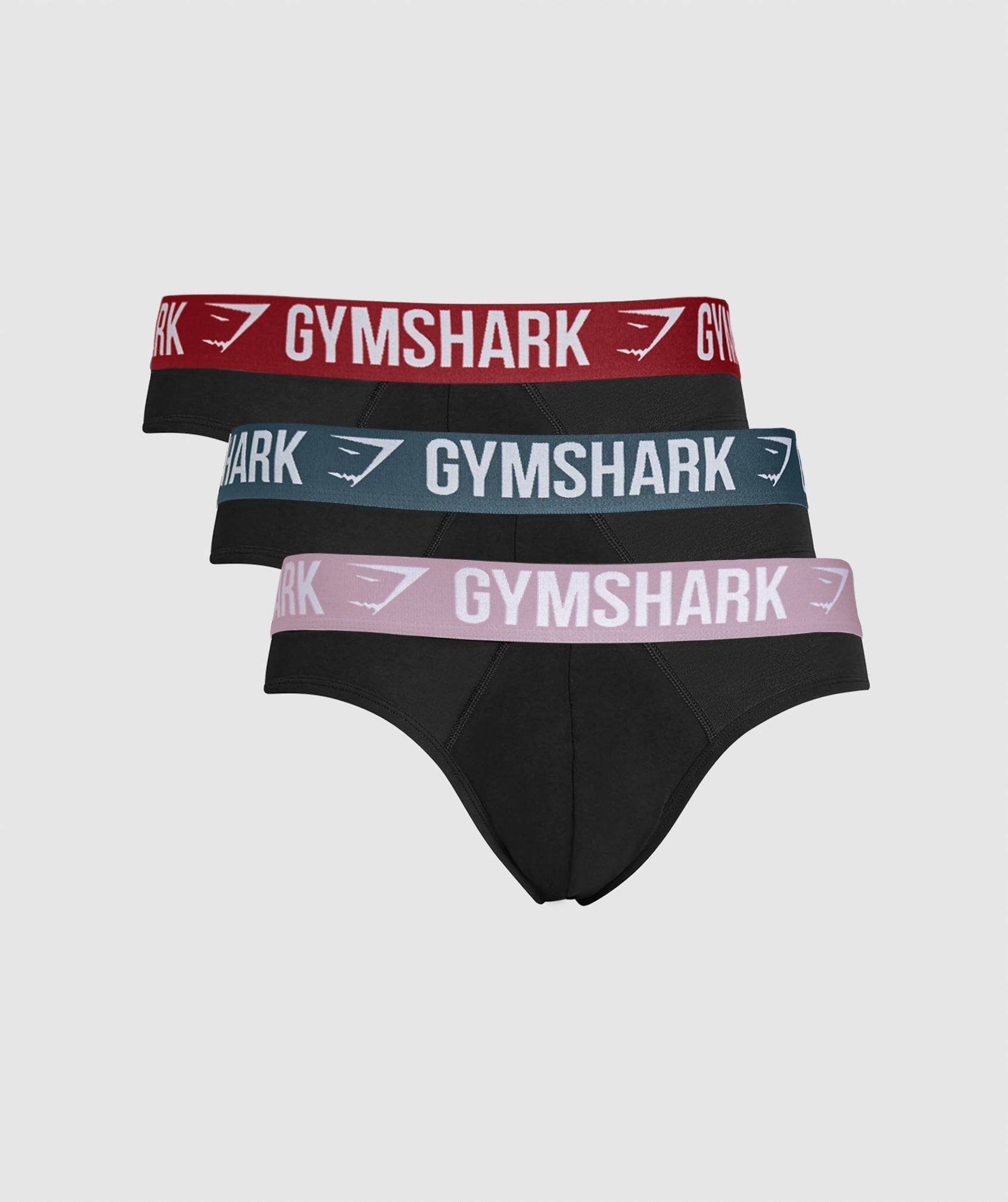 Brief 3PK Black/Warm Lilac/Black/Cargo Blue/Black/Reps Red