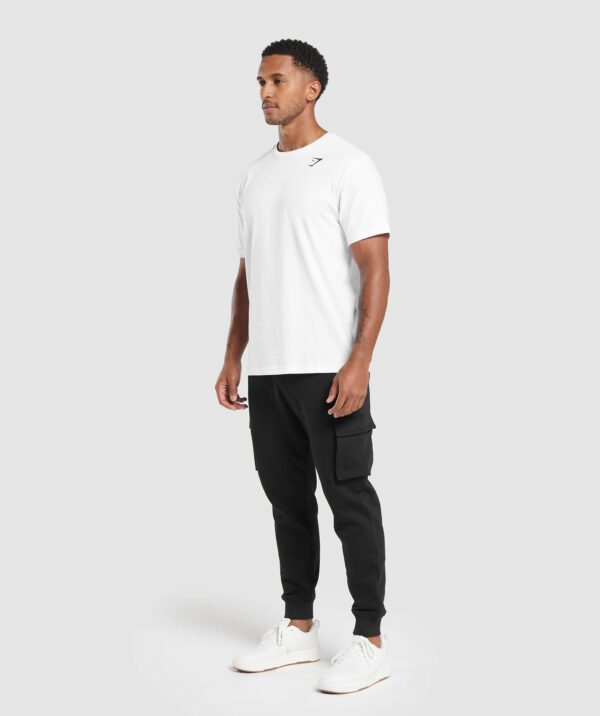 Crest Cargo Joggers Black - Image 4