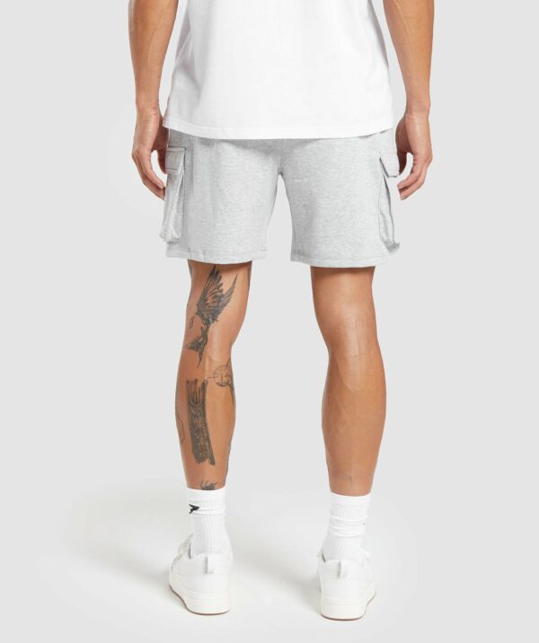 Crest Cargo Shorts Light Grey Marl - immagine 3