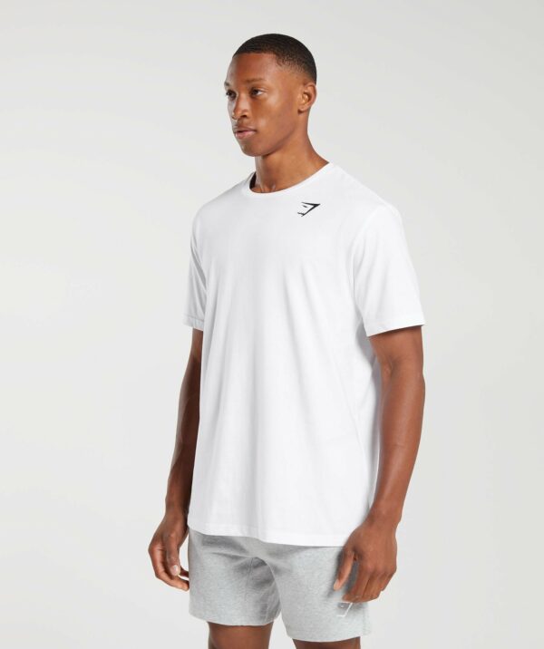 Crest T-Shirt White - Image 3