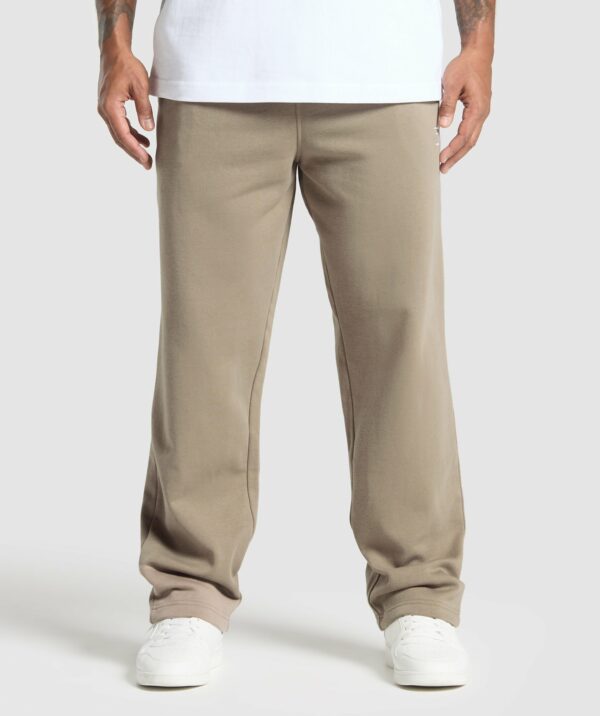 Crest Straight Leg Joggers Lifestyle Brown