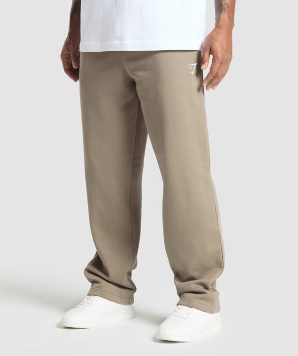 Crest Straight Leg Joggers Lifestyle Brown - Image 5