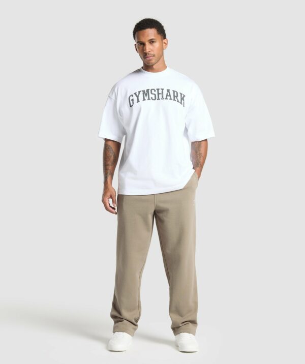 Crest Straight Leg Joggers Lifestyle Brown - Image 4