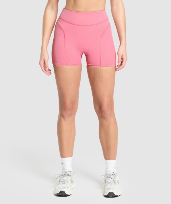 Dipped Waistband Shorts Sunset Pink - Image 2