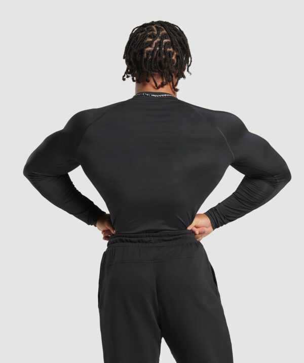 Element Baselayer Long Sleeve T-Shirt Black - immagine 2