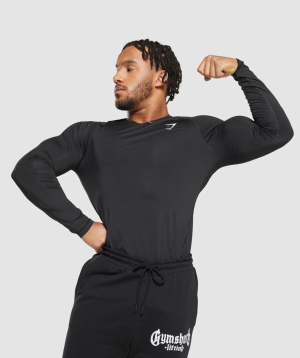 Element Baselayer Long Sleeve T-Shirt Black - Image 3