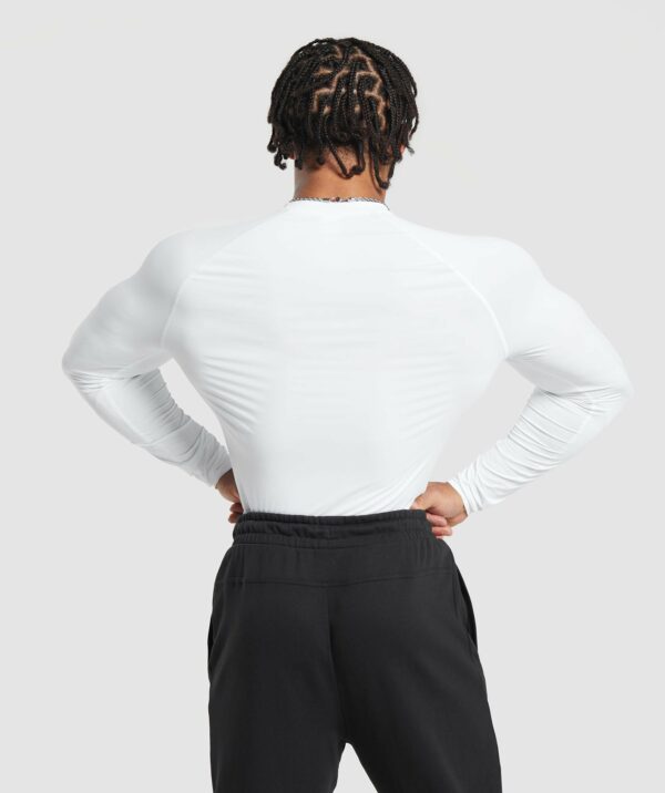 Element Baselayer Long Sleeve T-Shirt White - Image 2