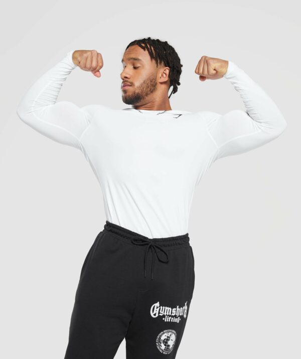 Element Baselayer Long Sleeve T-Shirt White - immagine 4