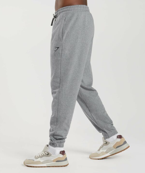 Essential Oversized Joggers Charcoal Grey Marl - Image 3