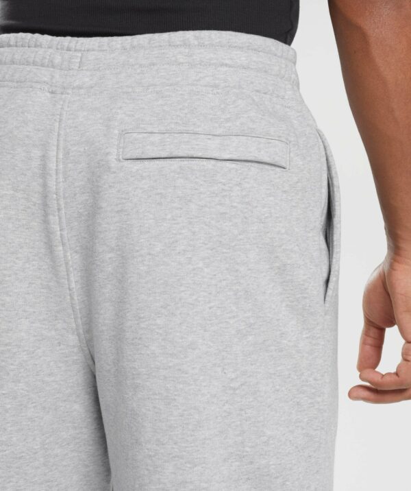 Crest Straight Leg Joggers Light Grey Marl - immagine 6