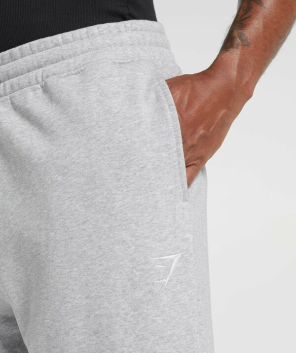 Crest Straight Leg Joggers Light Grey Marl - immagine 5