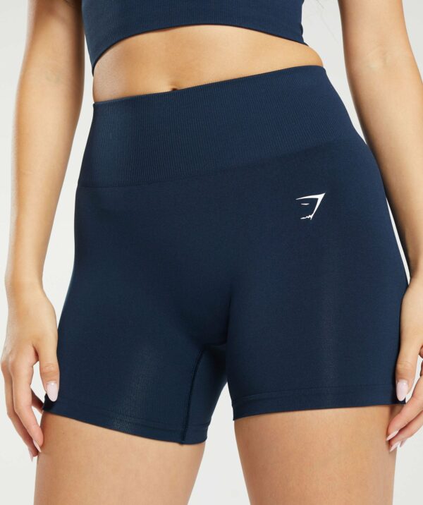 Everyday Seamless Shorts Navy - Image 6