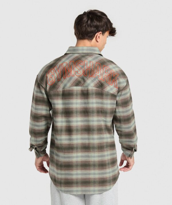 Flannel Shirt Strength Green