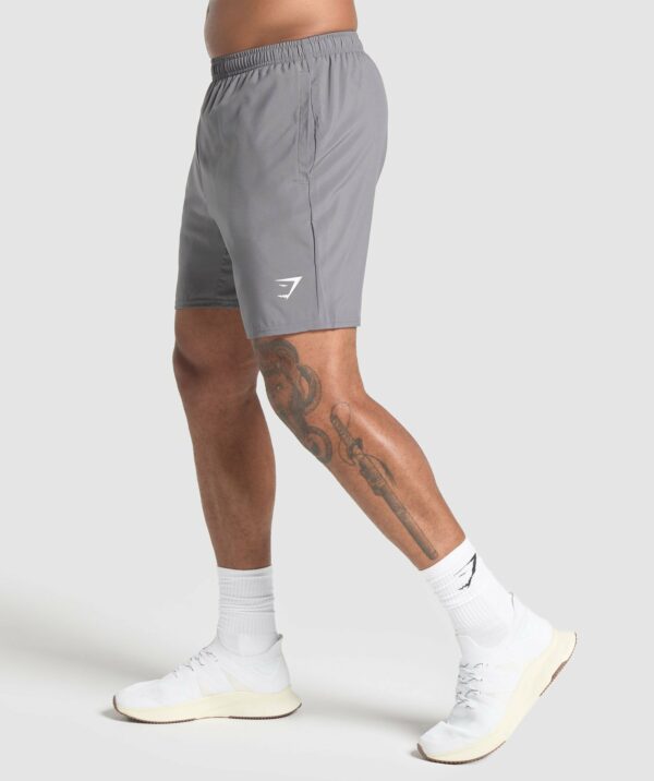 Fitness Apparel 7" Shorts Brushed Grey - Image 5