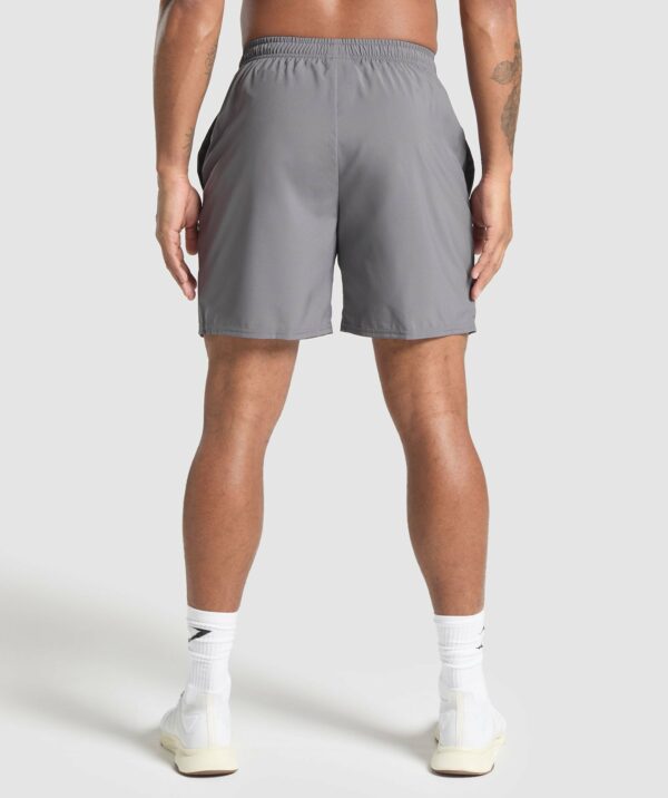 Fitness Apparel 7" Shorts Brushed Grey - Image 3