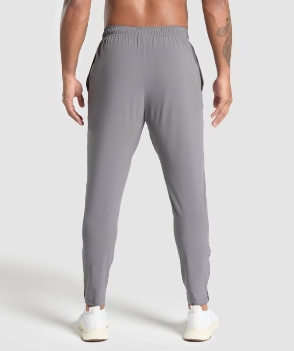 Fitness Apparel Woven Joggers Brushed Grey - Image 3