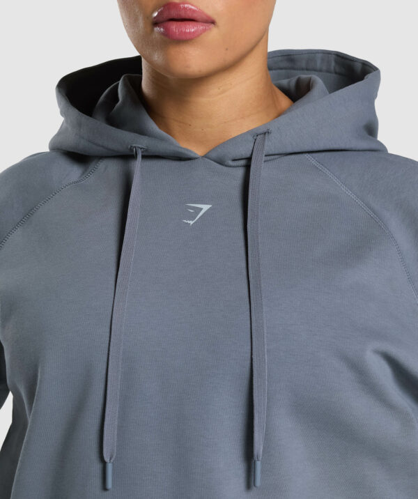 Gym Bunny Oversized Hoodie Iron Blue - Image 6