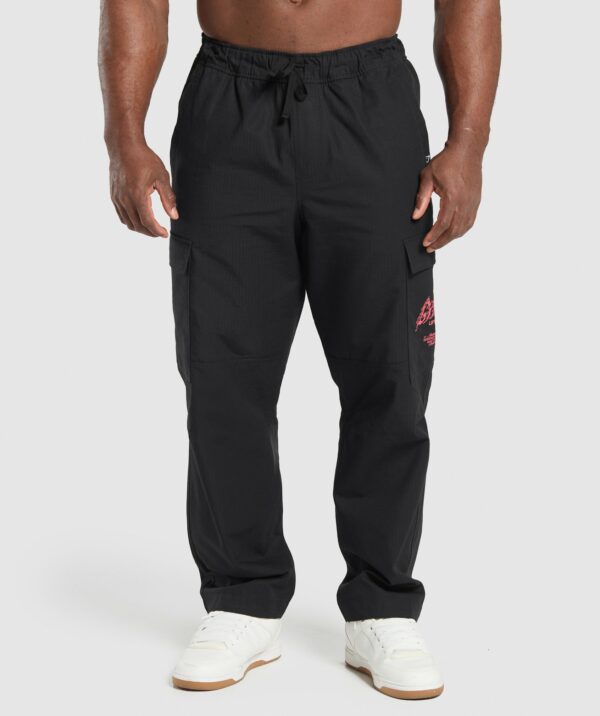 Metal Lifting Cargo Pants Black - immagine 8