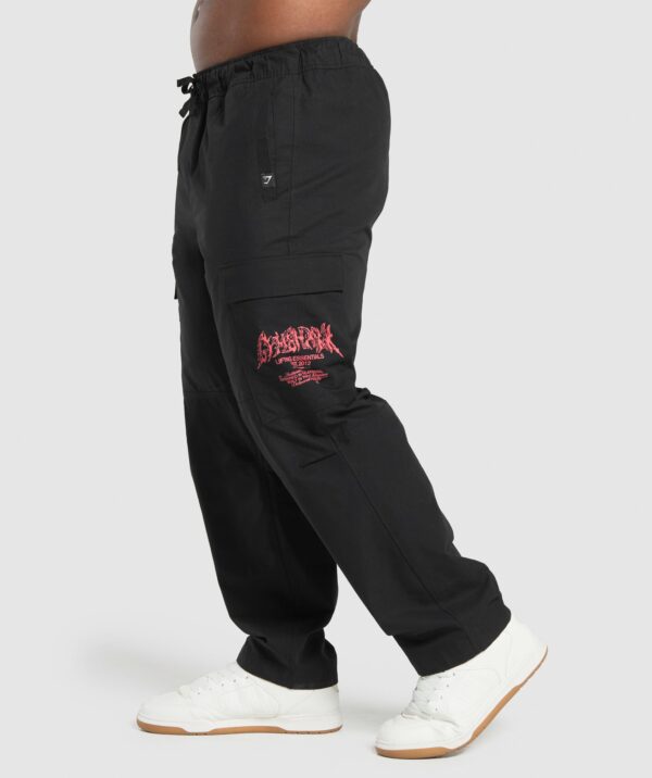 Metal Lifting Cargo Pants Black - immagine 10