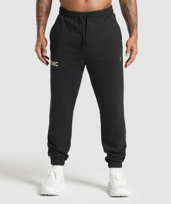 Running Graphic Joggers Black