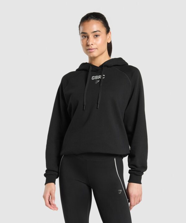 Running Graphic Hoodie Black - immagine 2