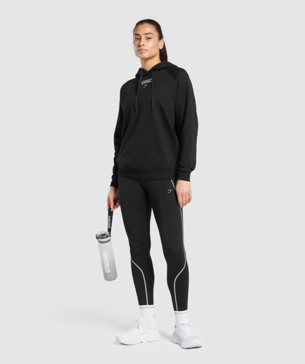 Running Graphic Hoodie Black - immagine 4