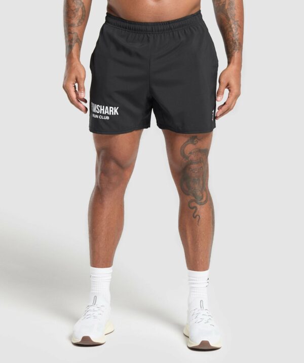 Running Dept. 5" Shorts Black