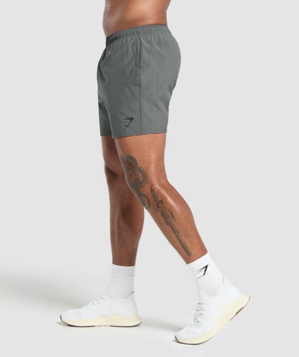 Running Dept. 5" Shorts Pitch Grey - immagine 3