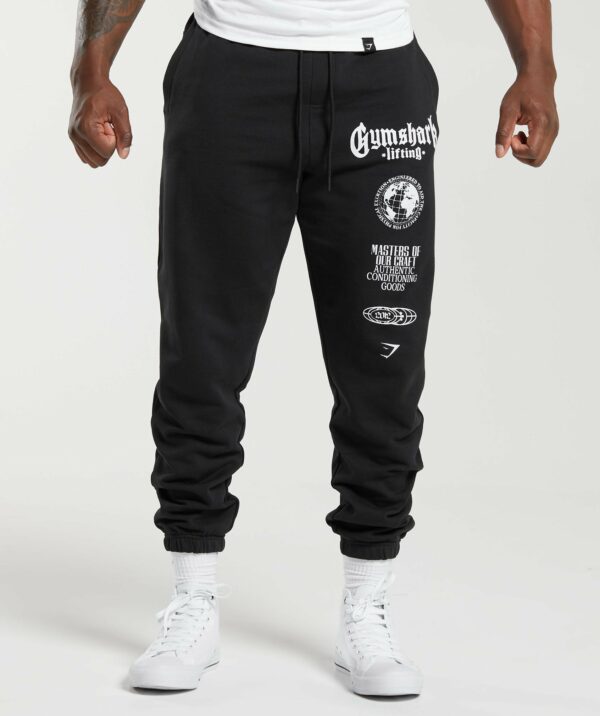 Global Lifting Oversized Joggers Black - immagine 7