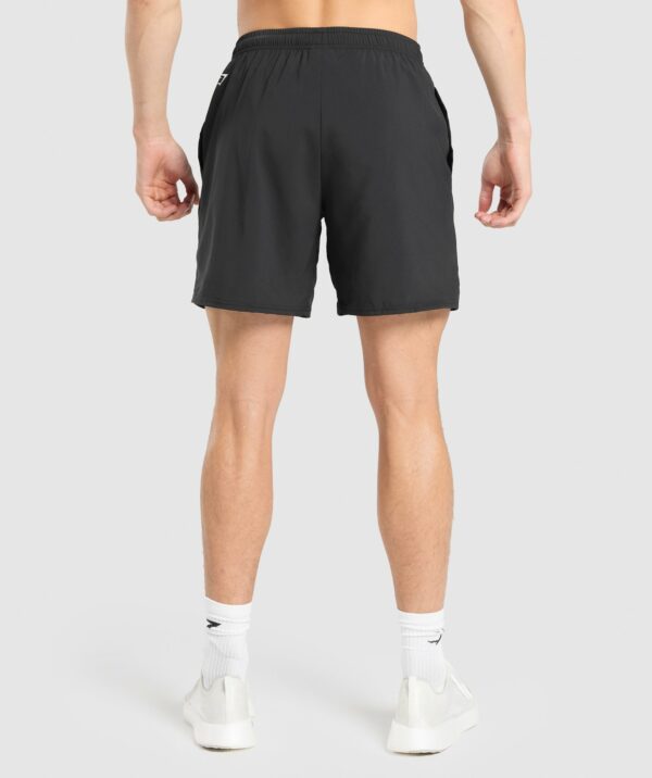 Fitness Graphic Shorts Black - Image 3