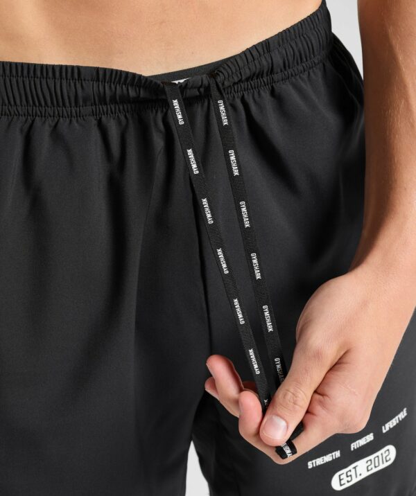 Fitness Graphic Shorts Black - Image 7