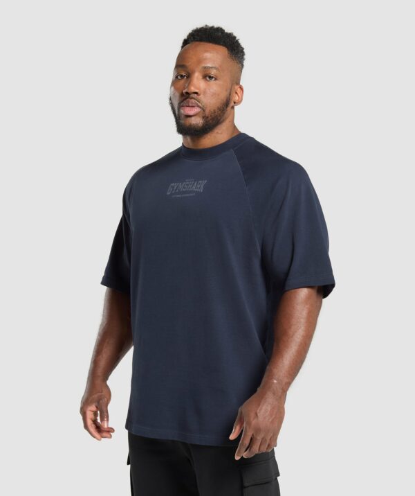 Heavyweight T-Shirt Heavy Blue - Image 3