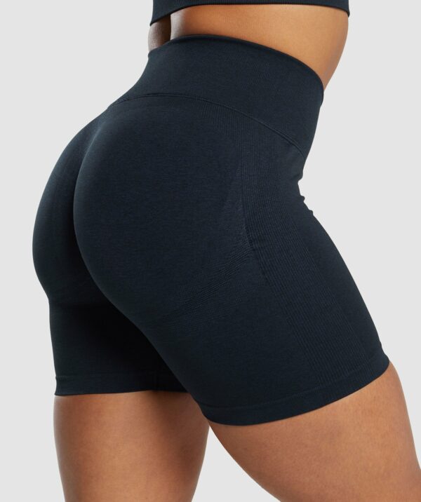 Lift Seamless Shorts Midnight Blue/Black Marl - immagine 2