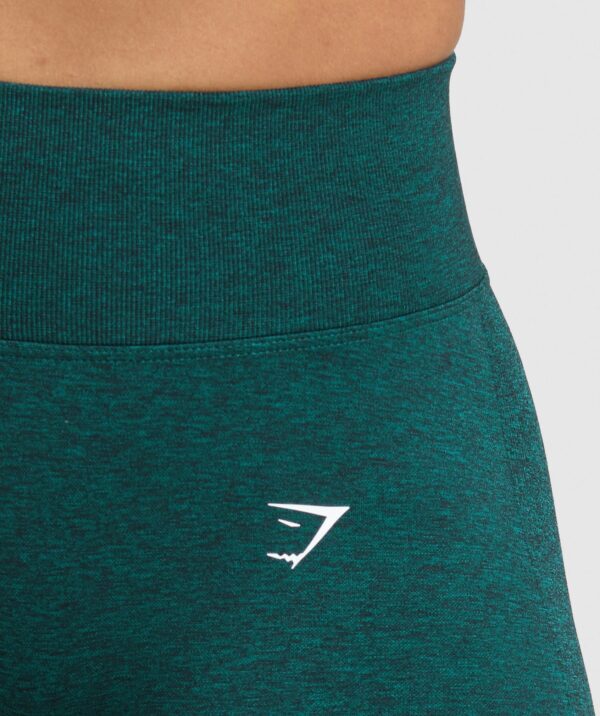 Lift Seamless Shorts Functional Teal/Black Marl - Image 7