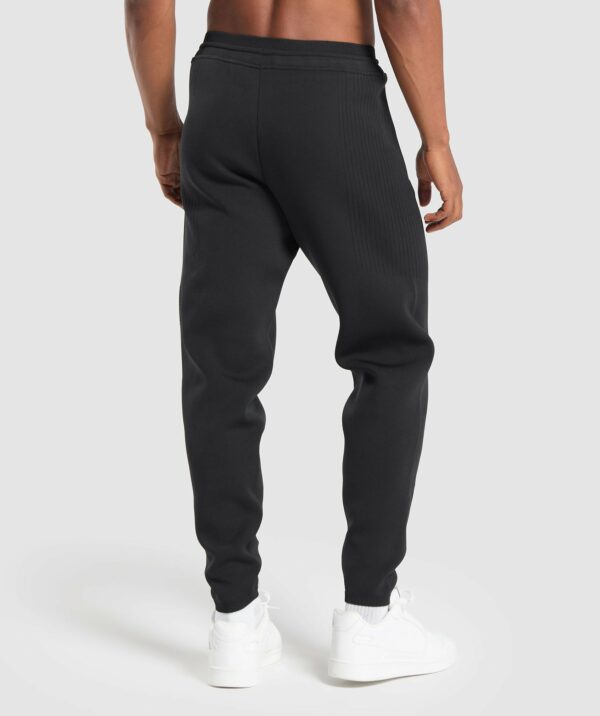 Flat Knit Joggers Black - immagine 2