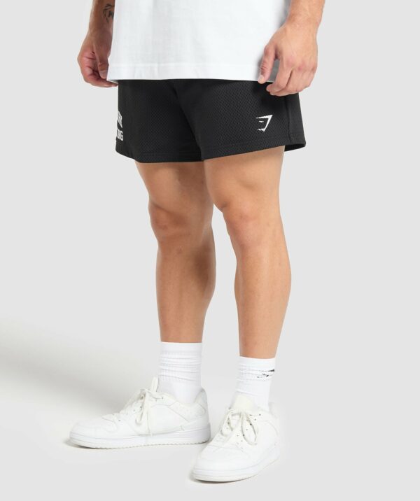 Lifting Mesh 5" Shorts Black - immagine 3