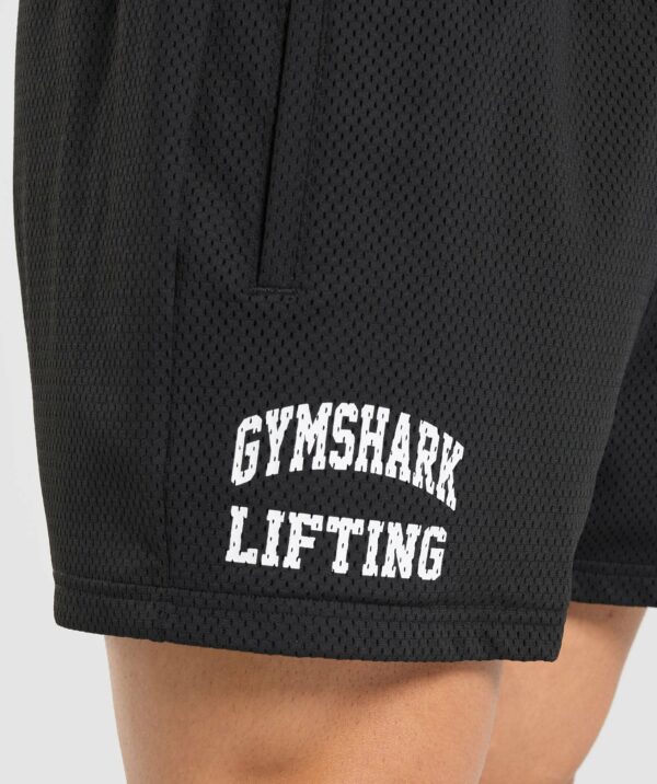 Lifting Mesh 5" Shorts Black - immagine 6