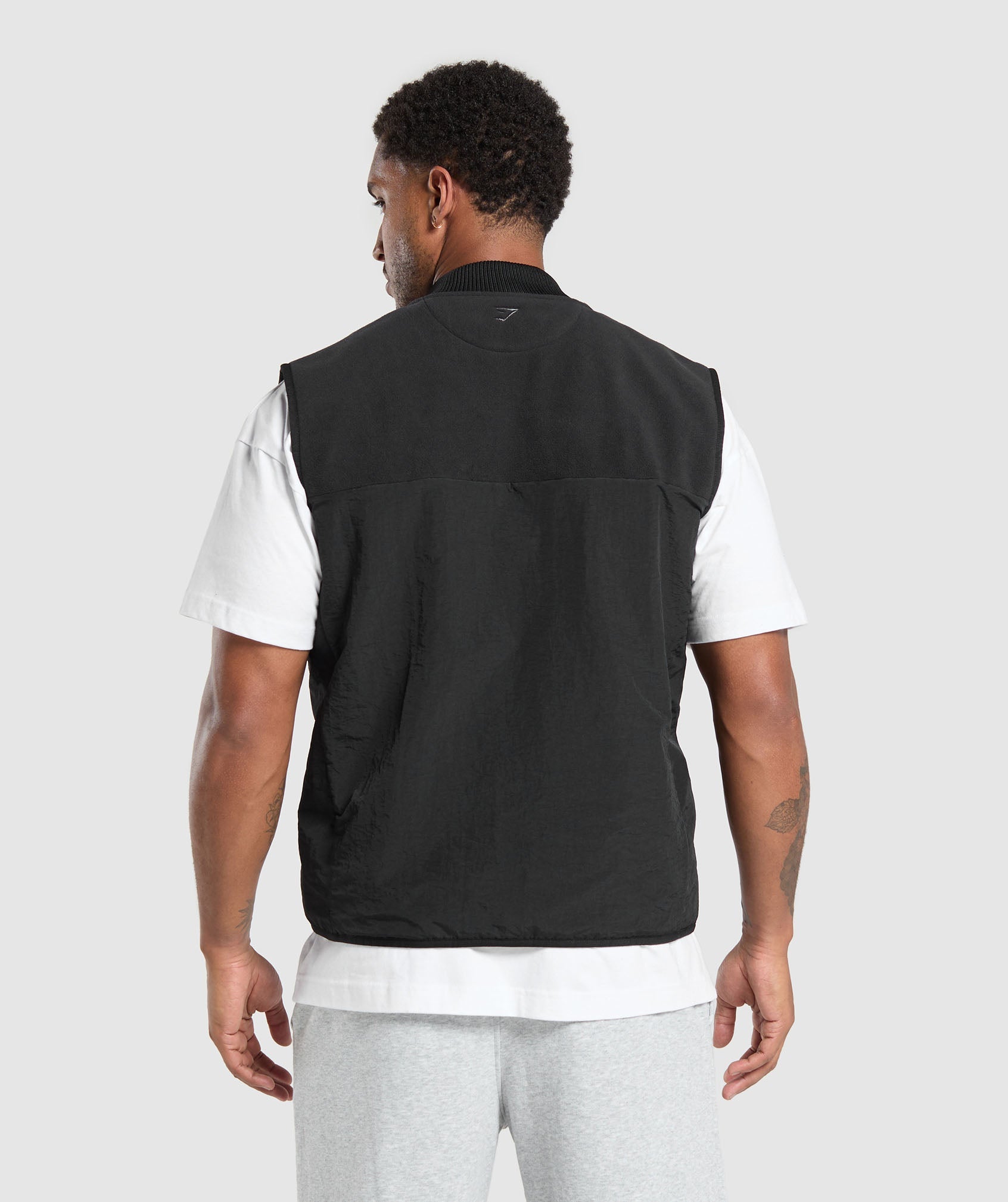 Micro Fleece Gilet Black - immagine 2