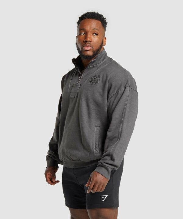 Premium Legacy 1/4 Zip Black - immagine 3