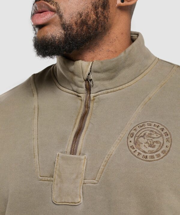 Premium Legacy 1/4 Zip Camo Brown - immagine 5